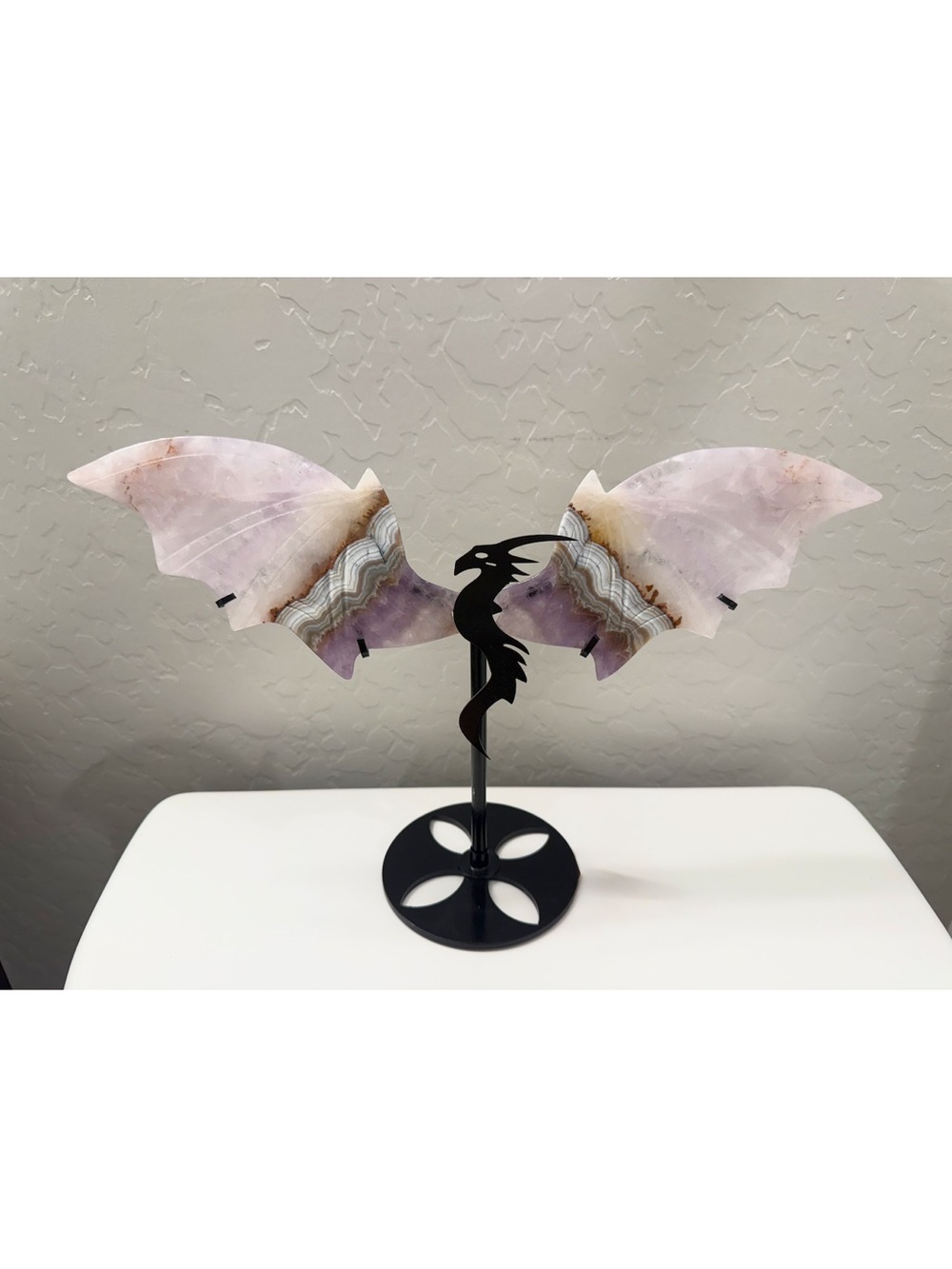 Crazy Lace Amethyst Dragon Wings